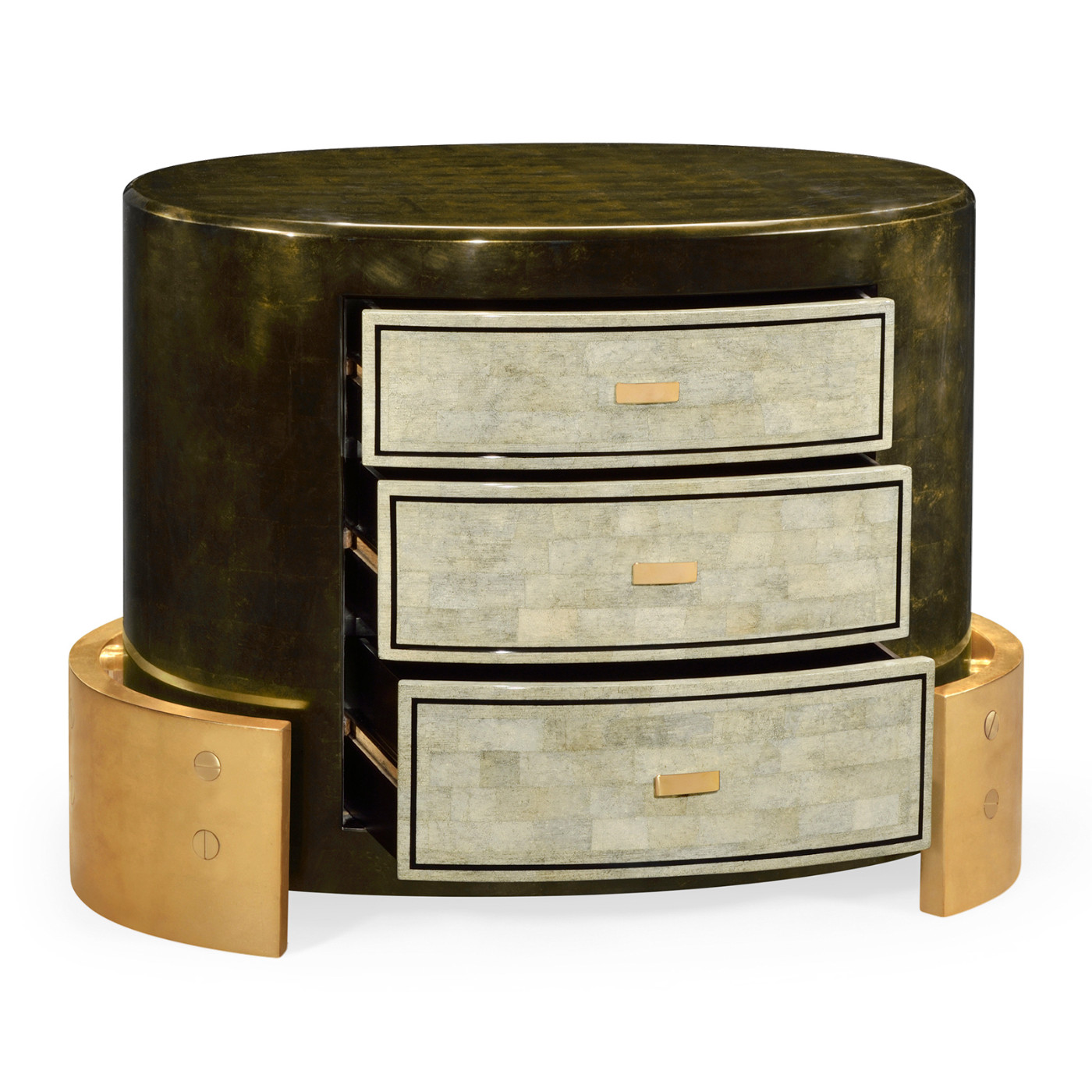 Small oval chest of drawers