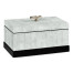 White Smoke Eggshell Rectangular Box