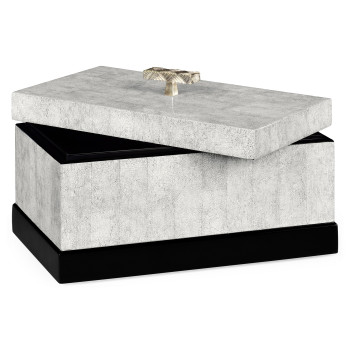 White Smoke Eggshell Rectangular Box