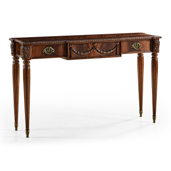 Rectangular Buckingham Console Table
