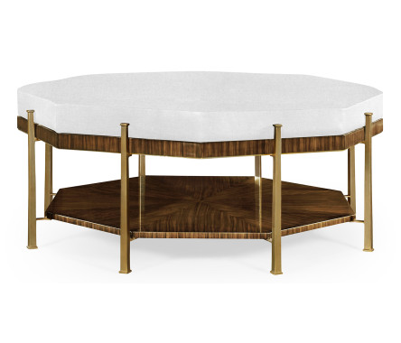Octagonal Calista Cocktail Ottoman