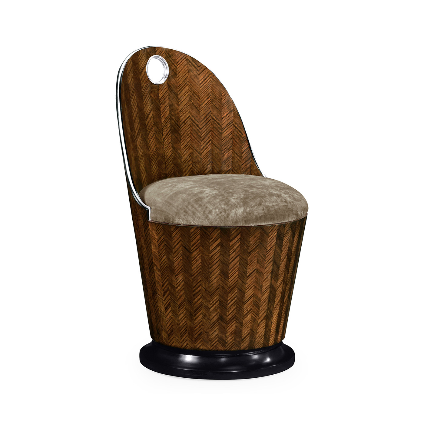 Icarus Feather Inlay Dressing Chair