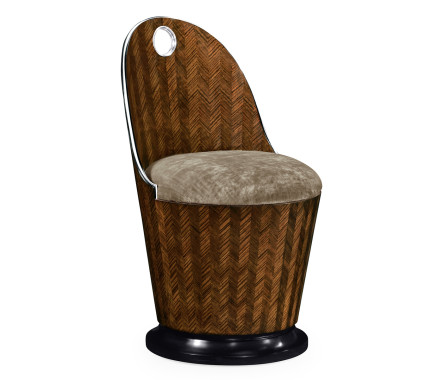 Icarus Feather Inlay Dressing Chair