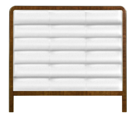 UK King headboard upholstered in Custom fabric
