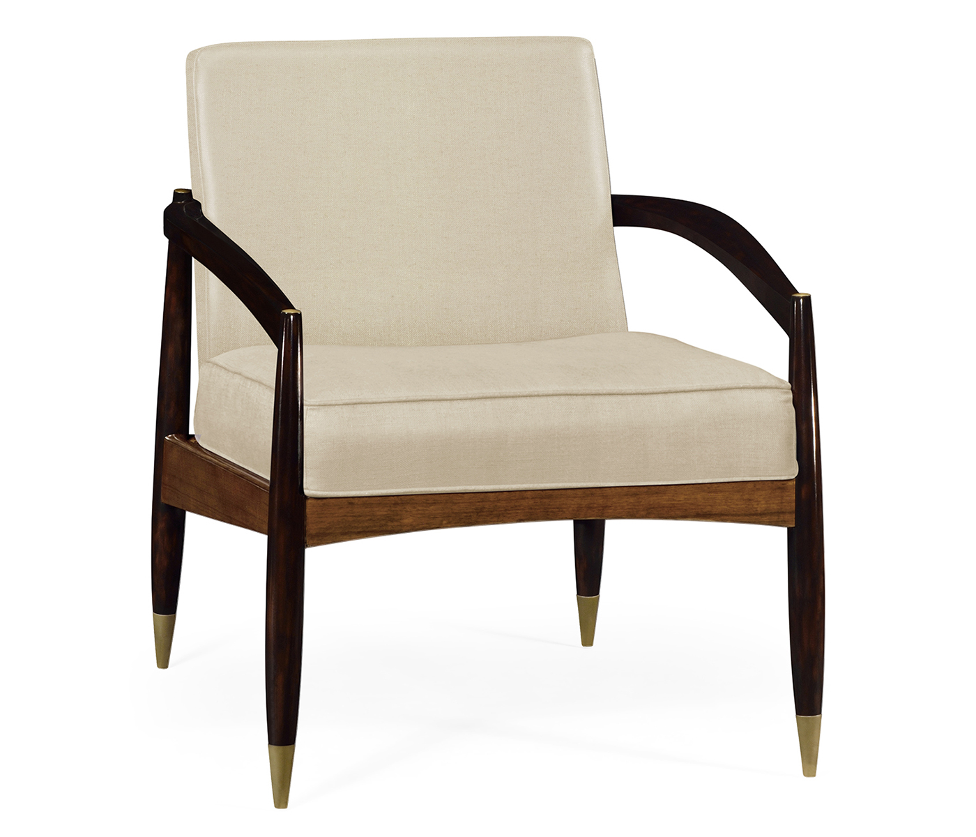 Contemporary Hyedua & Ebonised Occasional Chair