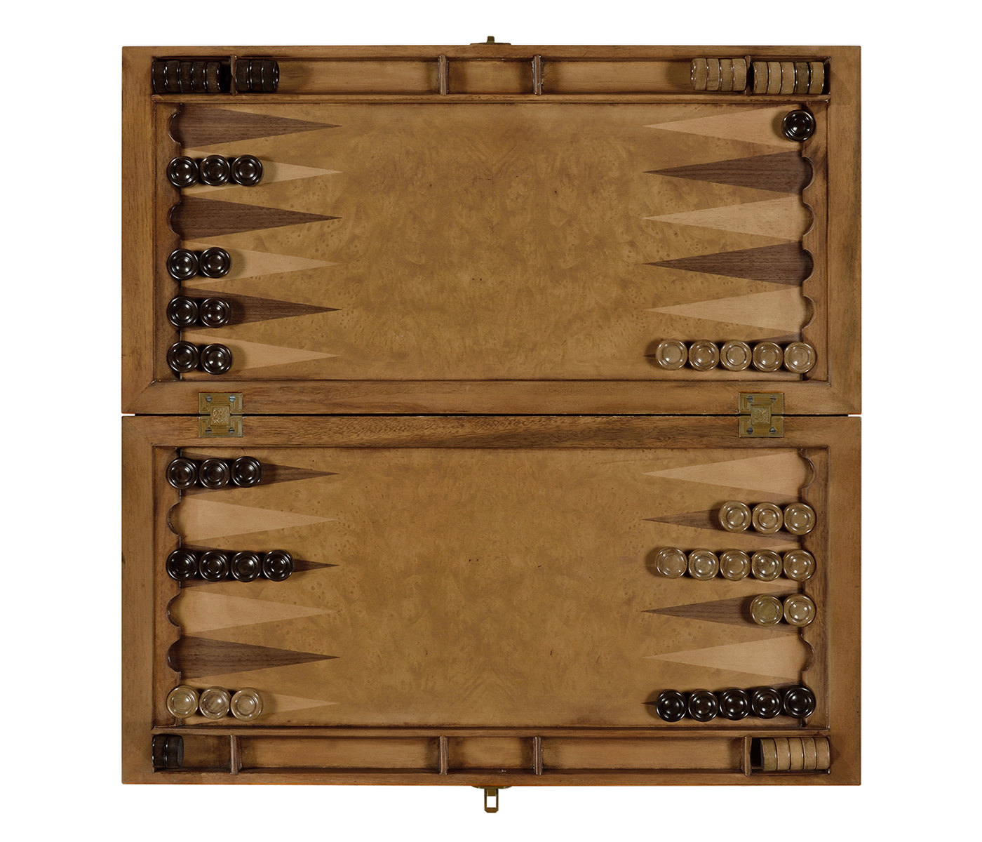 Seaweed Marquetry Backgammon Board