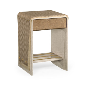 Brown Italian layer end table