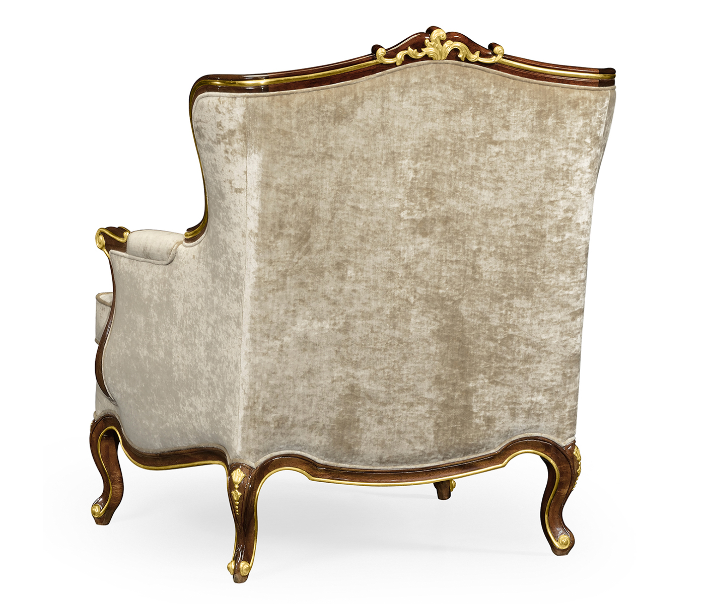 Bergère Arm Chair with Gilded Carving