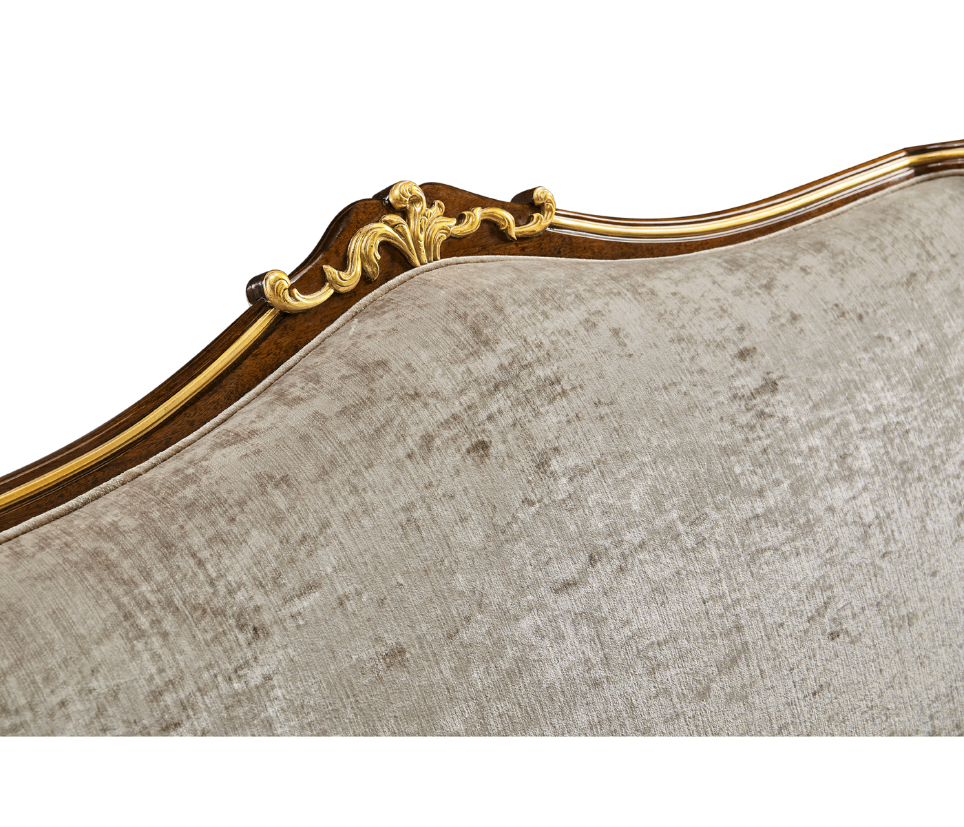 Bergère Two Seater Sofa with Gilded Carving