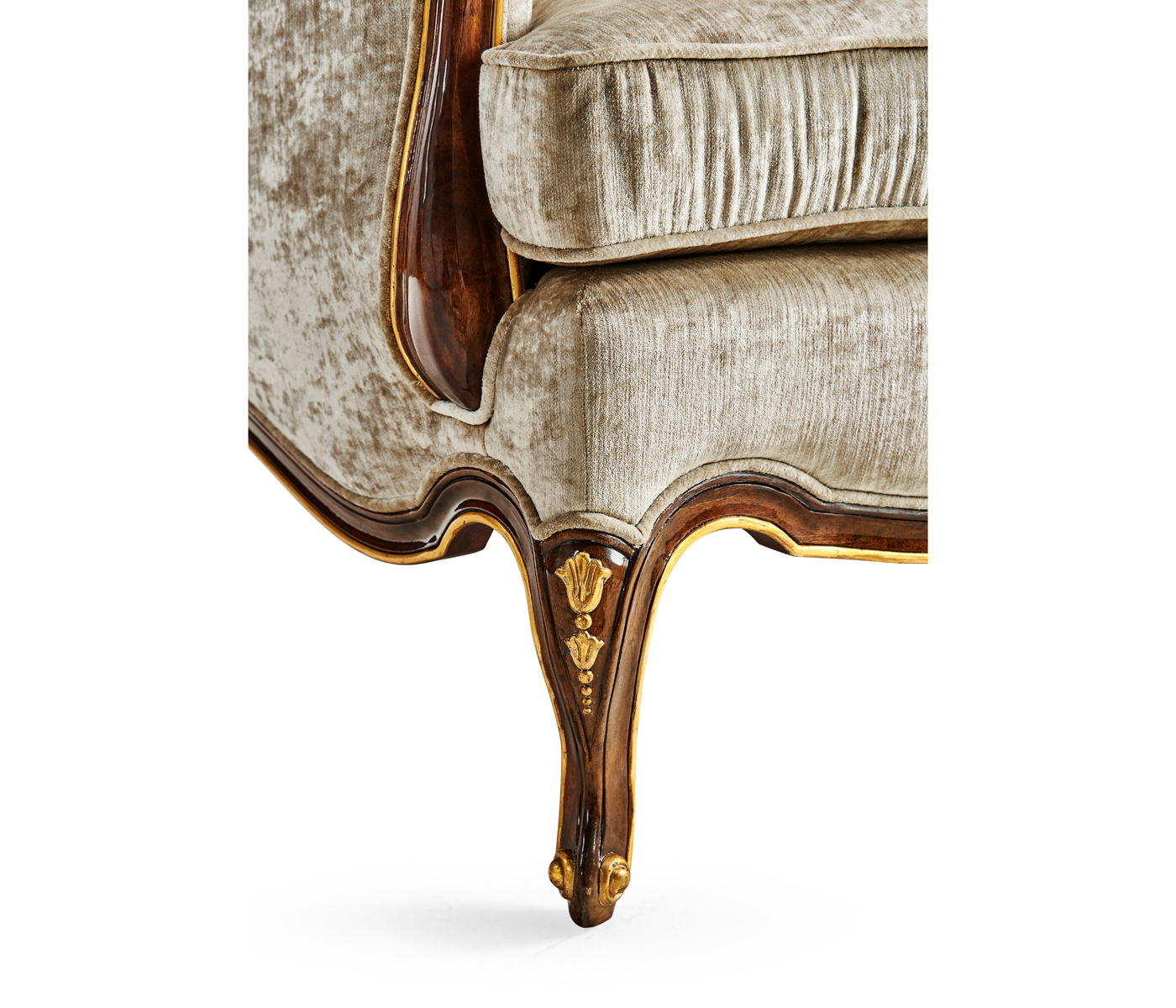 Bergère Two Seater Sofa with Gilded Carving