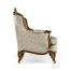 Bergère Three Seater Sofa with Gilded Carving