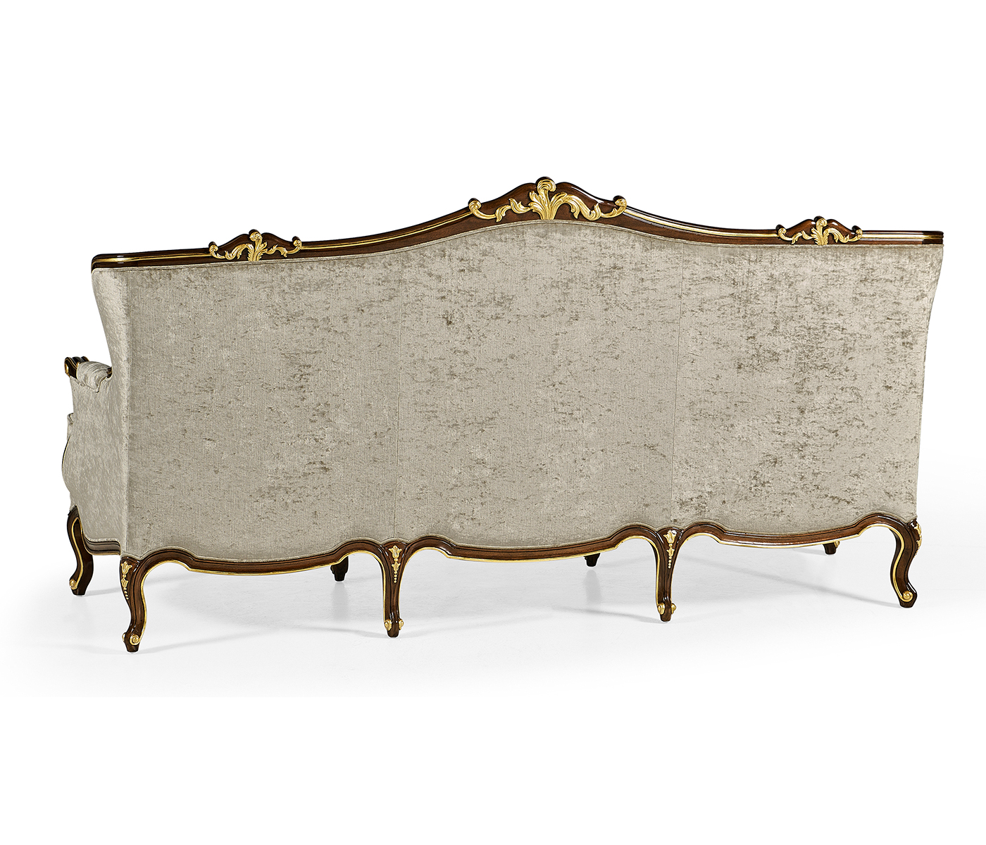 Bergère Three Seater Sofa with Gilded Carving