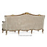 Bergère Three Seater Sofa with Gilded Carving