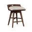 Langkawi Natural Walnut Counter Stool