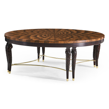 Feather Inlay Coffee Table