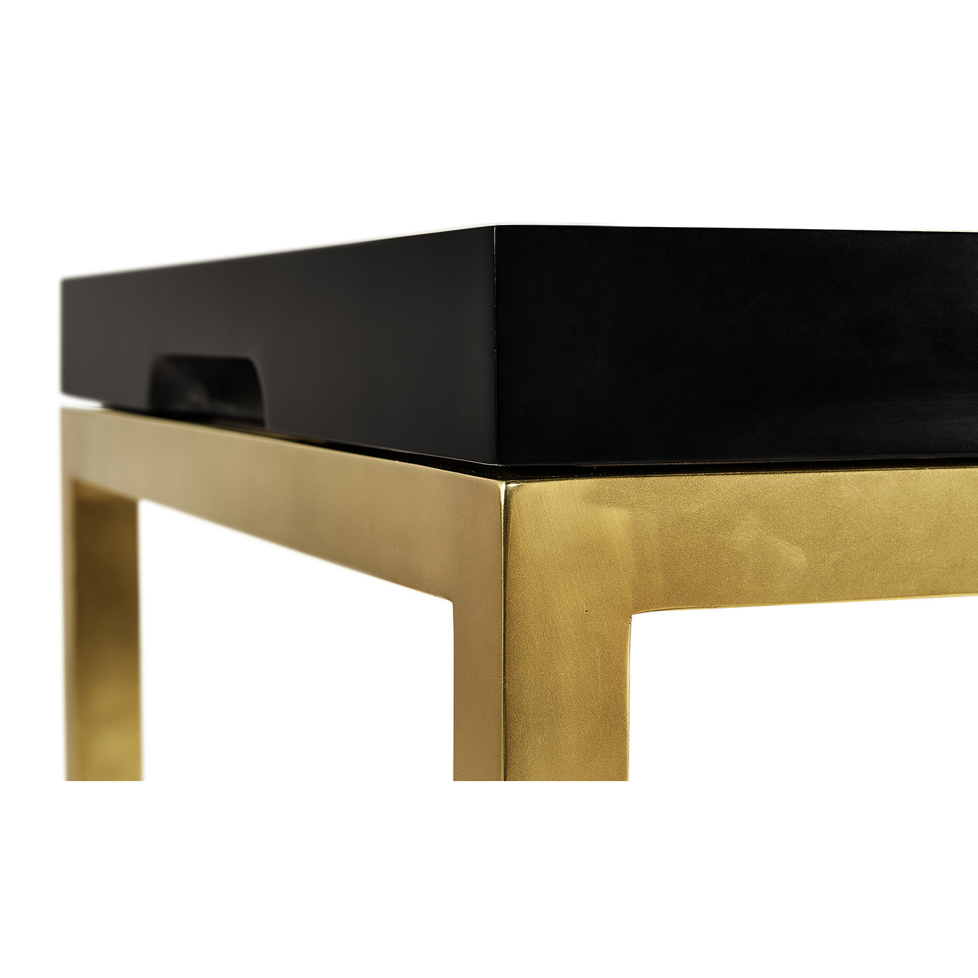 Square Natural Walnut Tray Table