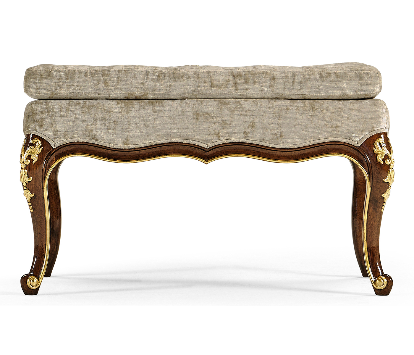 Dressing Stool with Gilt Carved Detailing