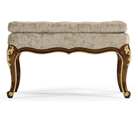 Dressing Stool with Gilt Carved Detailing