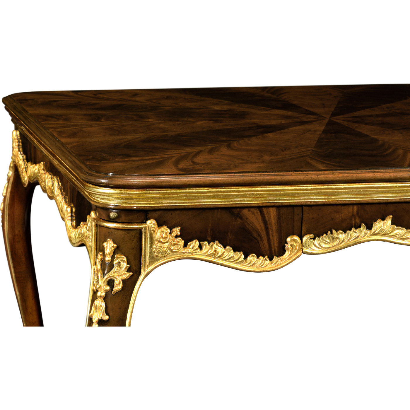 Interchangeable Breakfast/Games table with gilt carved detailing
