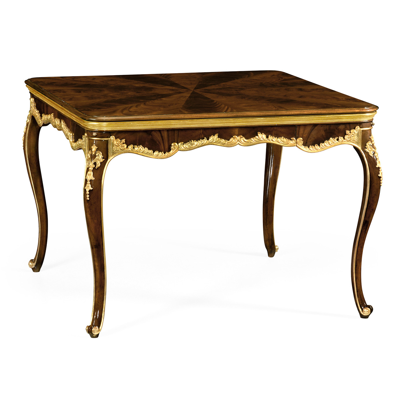 Interchangeable Breakfast/Games table with gilt carved detailing