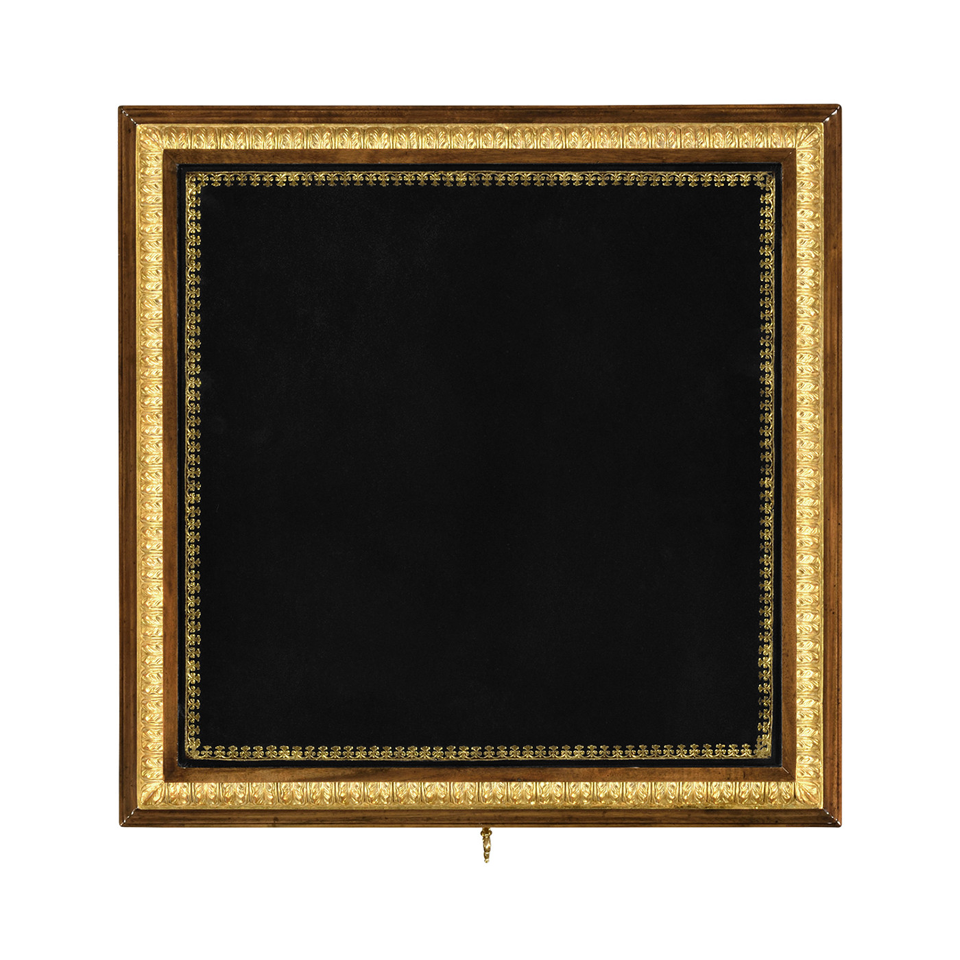 Mahogany & Gilded Flatware Collectors Cabinet