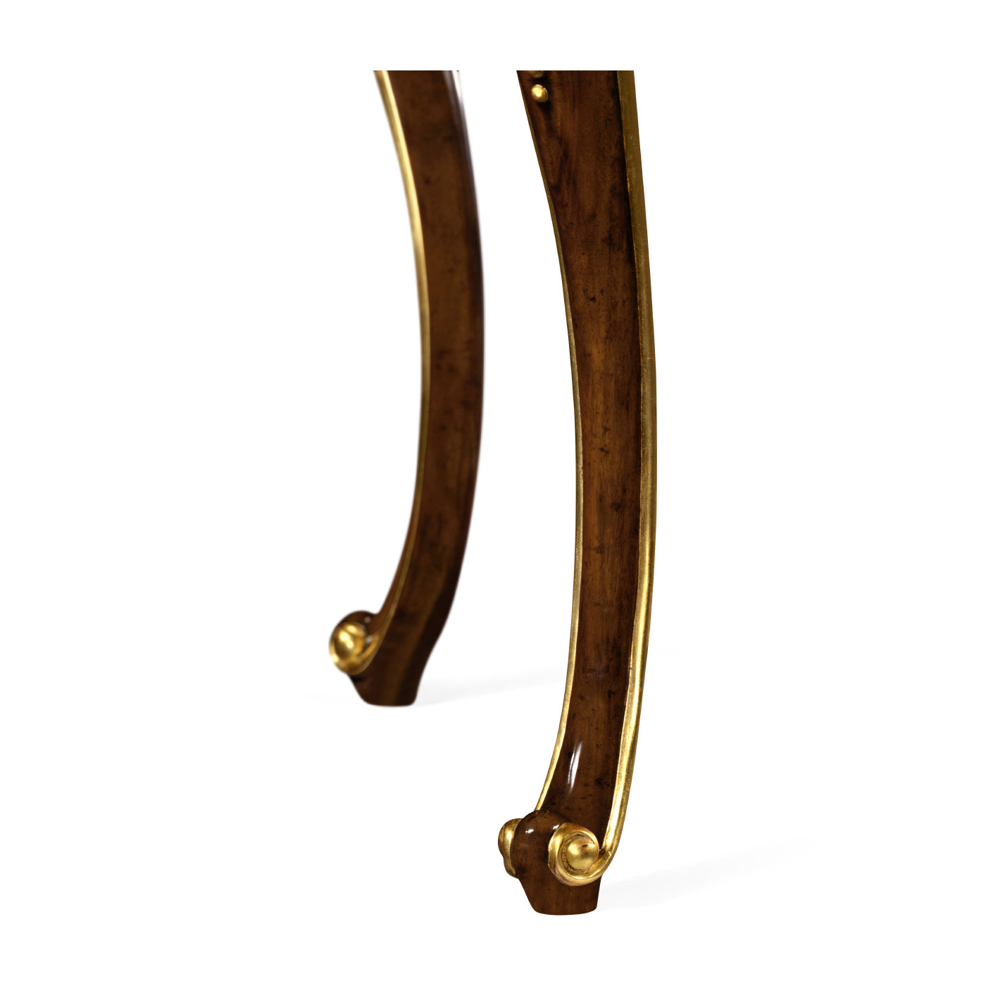 Mahogany & Gilded Flatware Collectors Cabinet