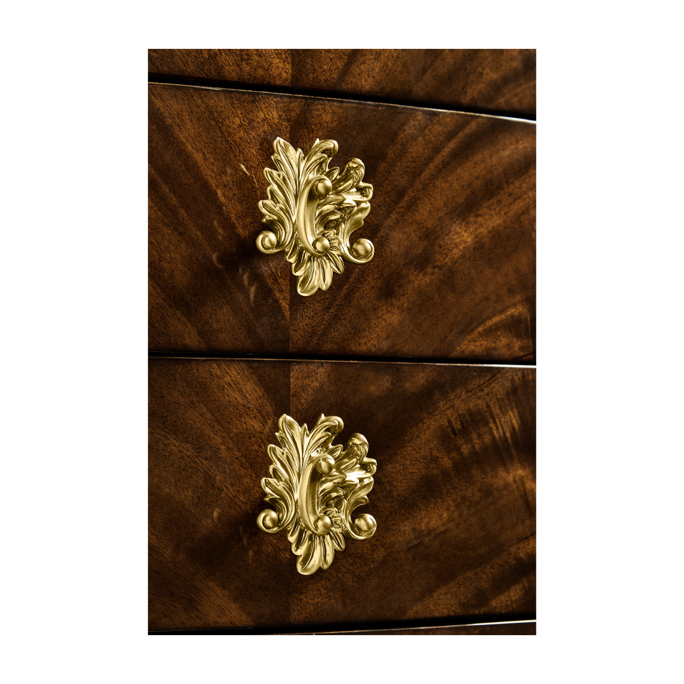 Mahogany & Gilded Jewellery Collectors Cabinet