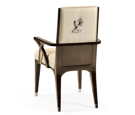 Black Eucalyptus Dining Arm Chair