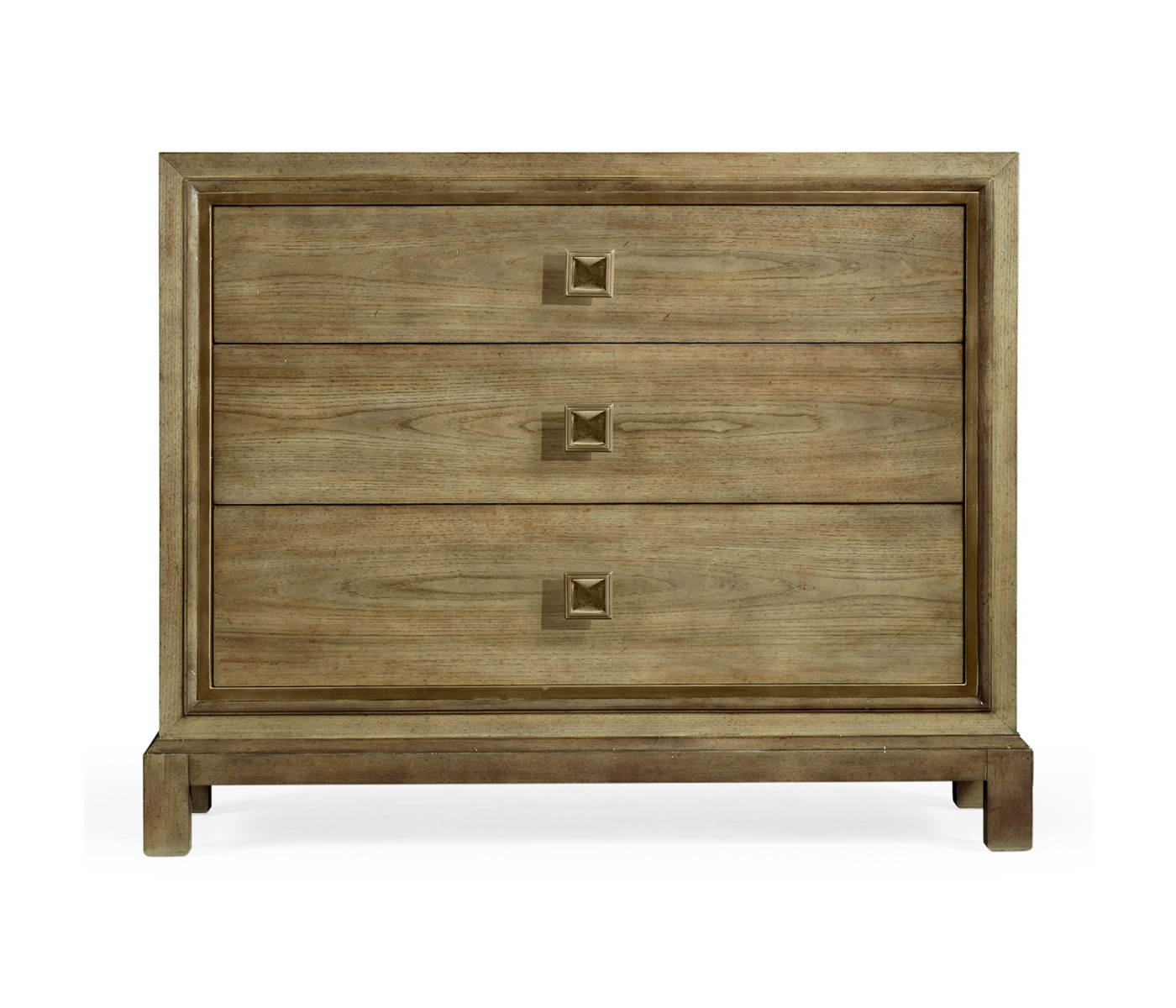 Large chest of drawers in light grey chestnut