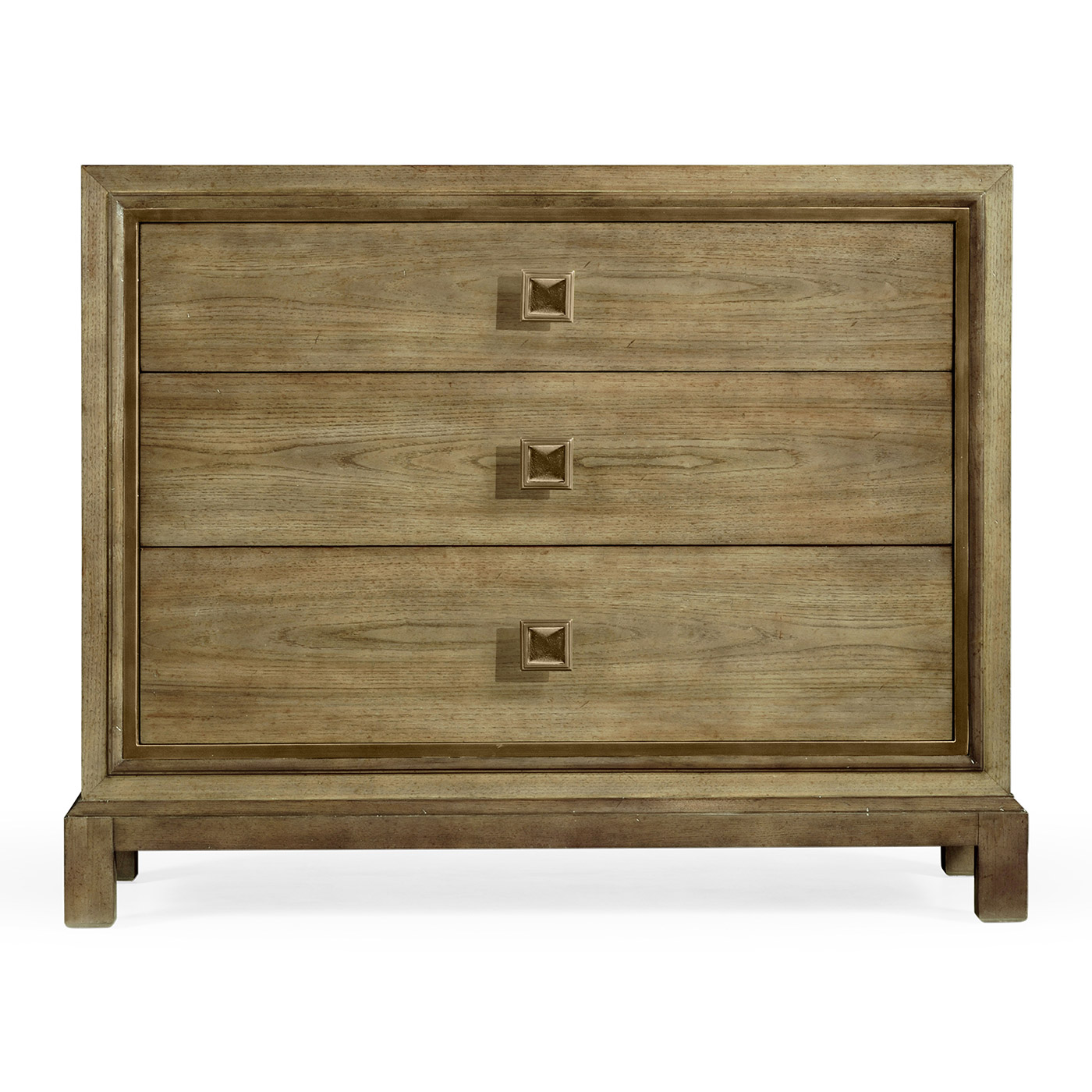 Large chest of drawers in light grey chestnut