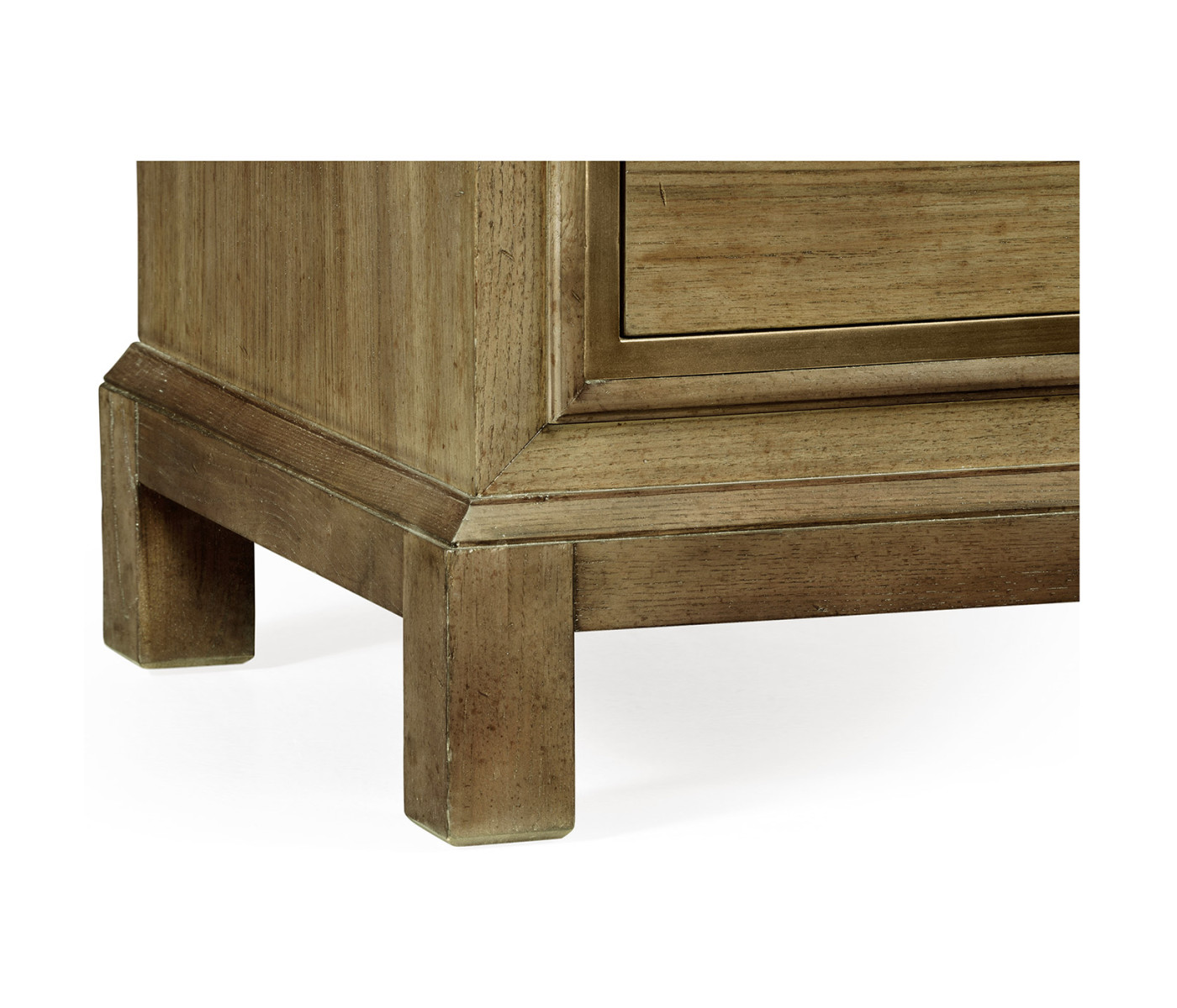 Large chest of drawers in light grey chestnut