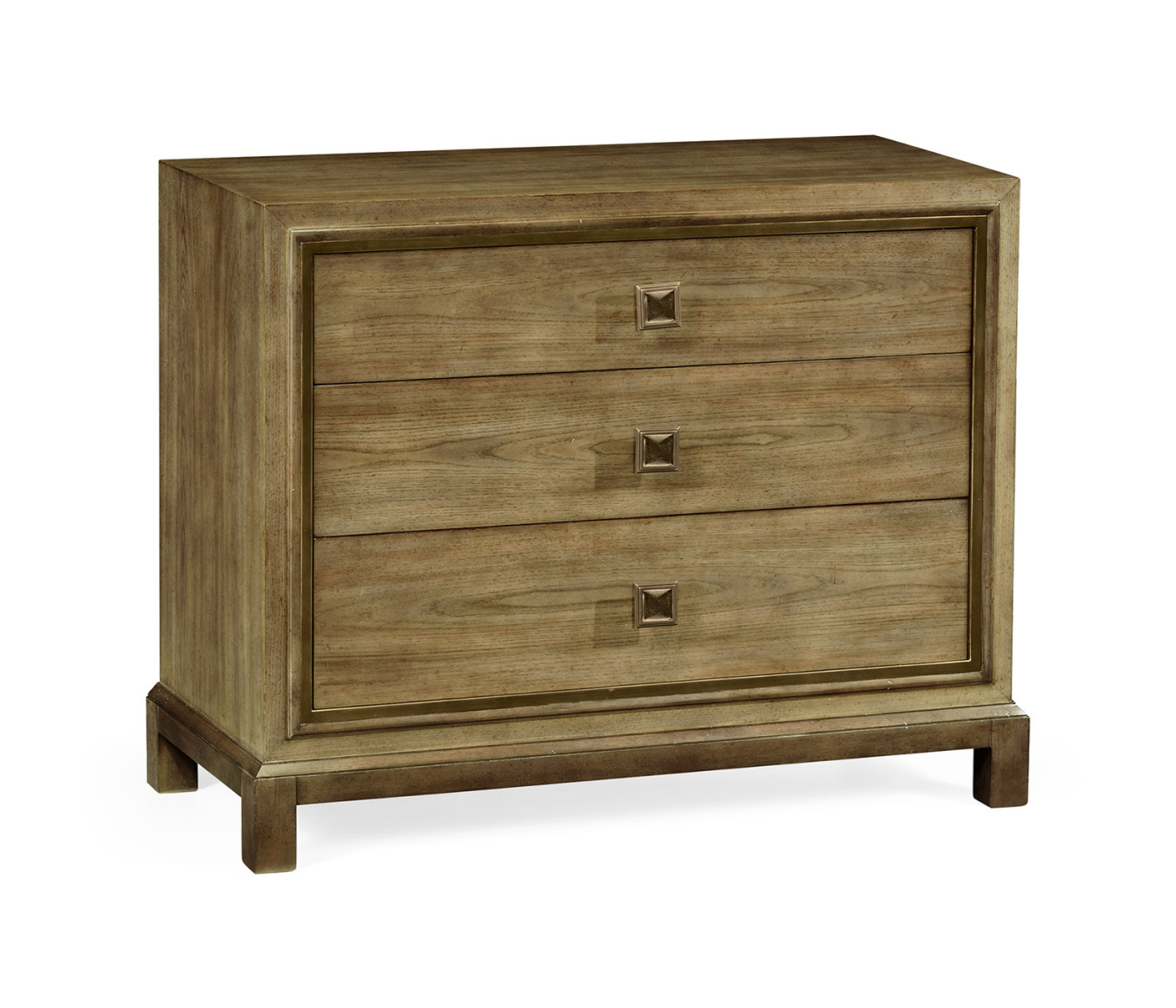 Large chest of drawers in light grey chestnut