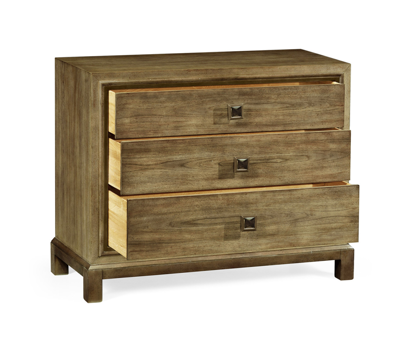 Large chest of drawers in light grey chestnut