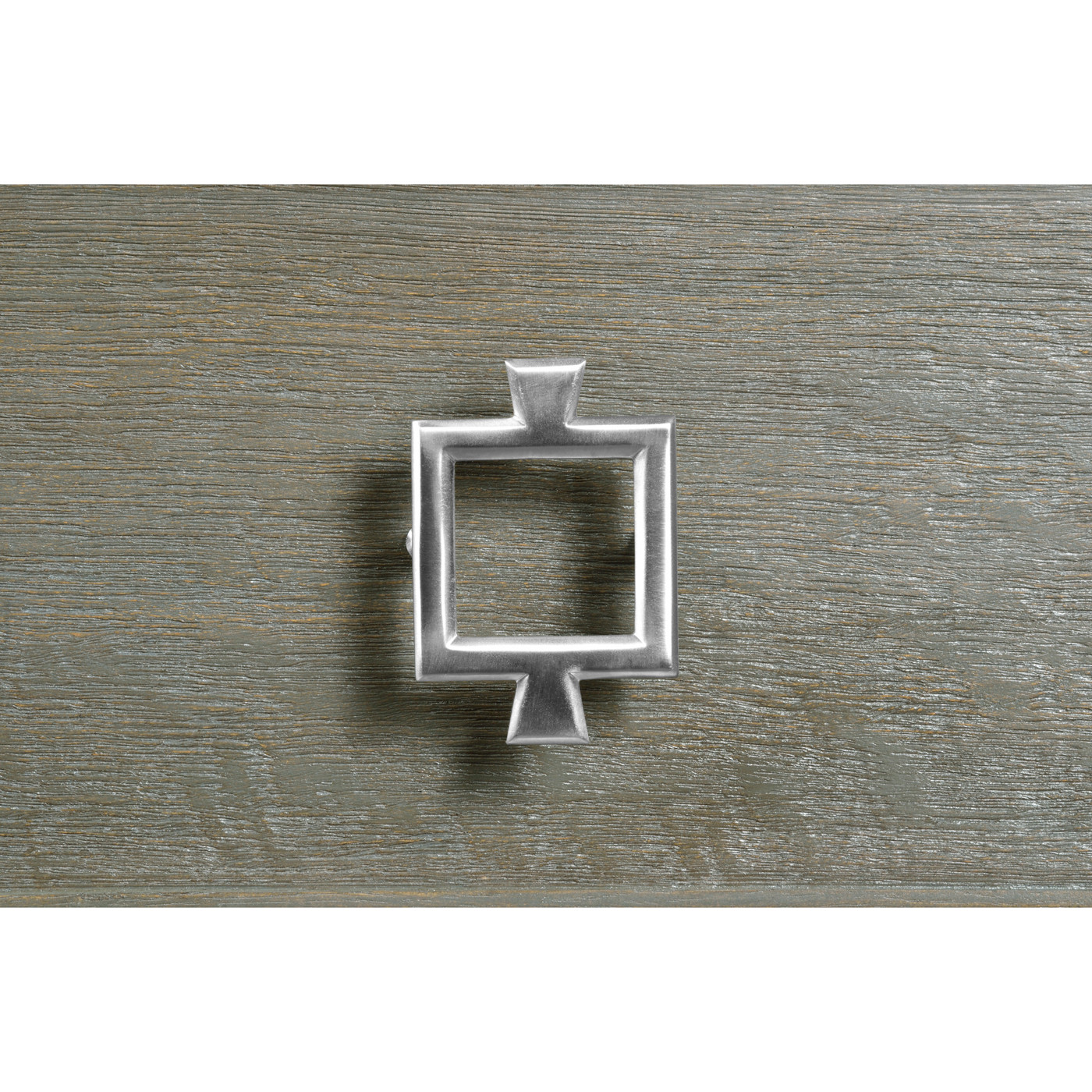 Pewter Oak Chest of Drawers with Marble Top