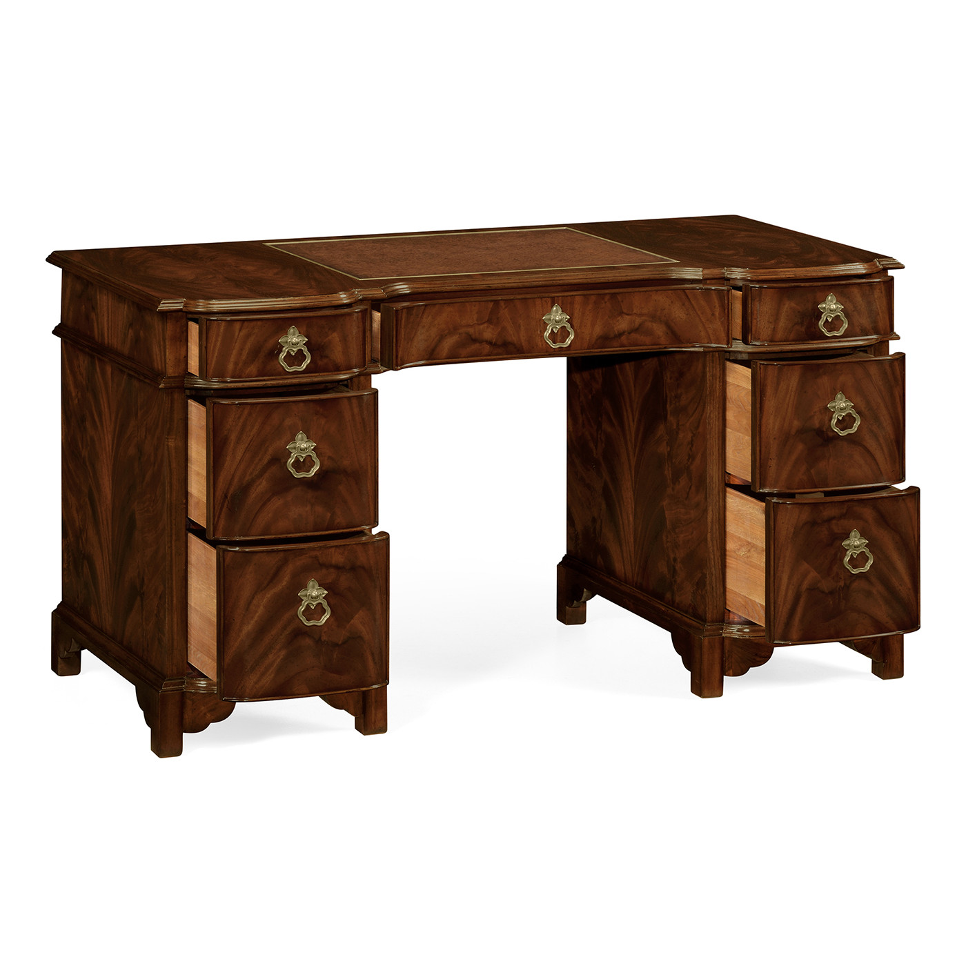 Federal Style Mahogany Kneehole Desk
