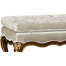 Bench with Gilt Carved Detailing