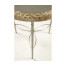 Fulgurite Golden Amber Round Side Table