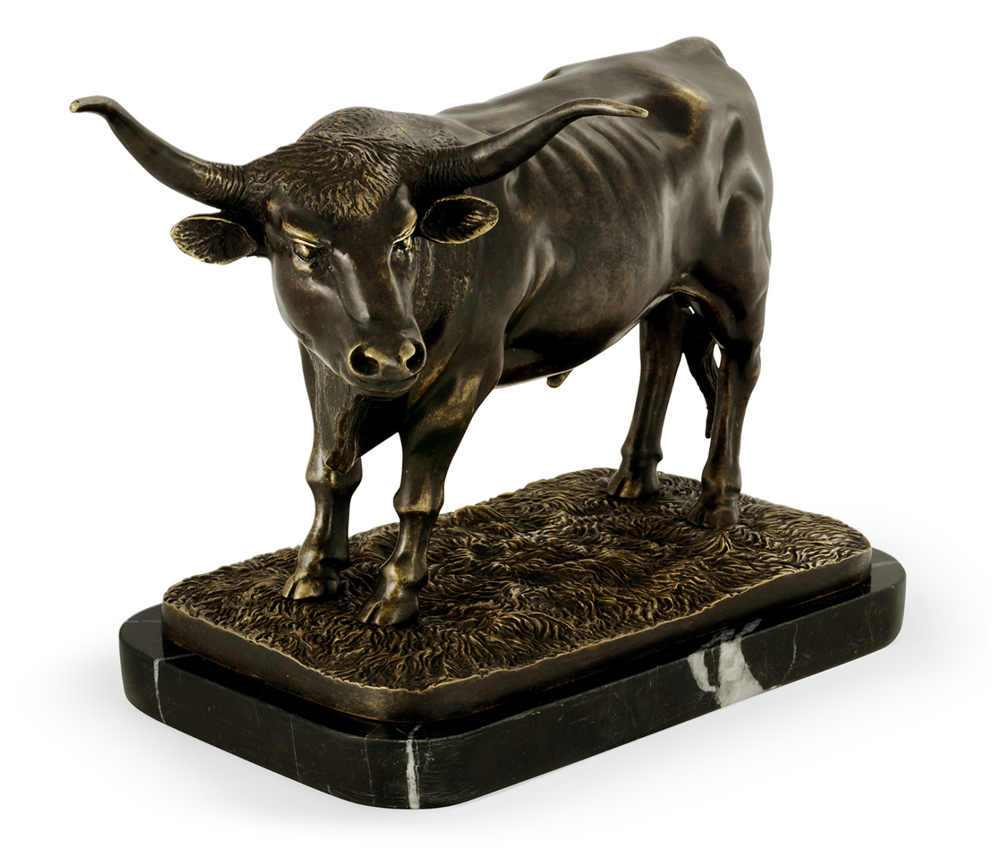 Antique Dark Bronze Longhorn