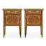Pair of Burl & Mother of Pearl Bedside Cabinets