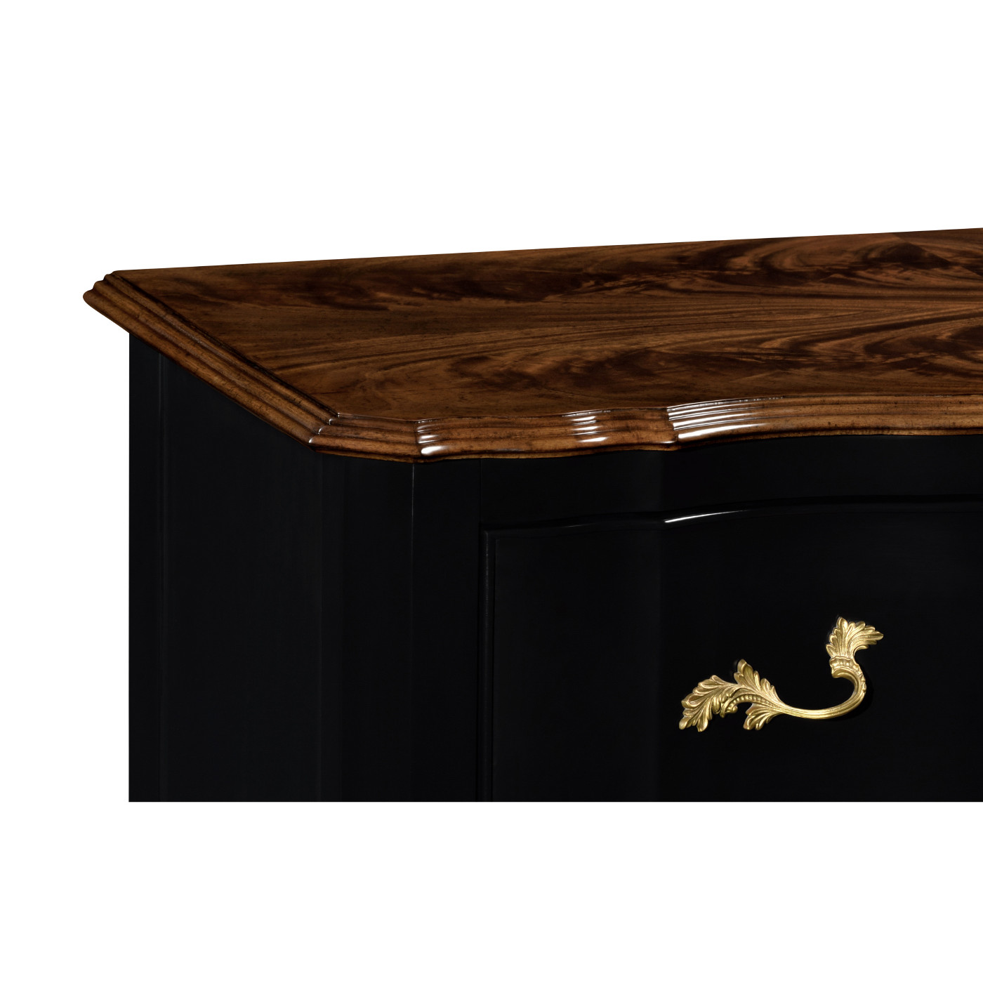 Chest of drawesr in painted black