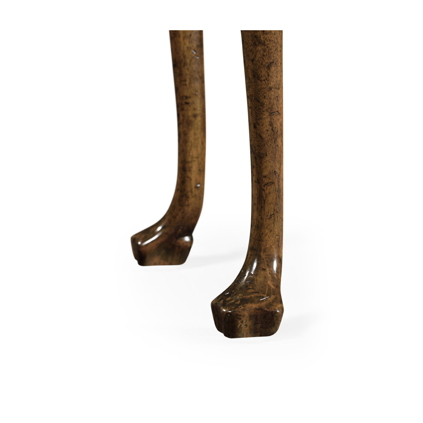 Brown mahogany retangular console table