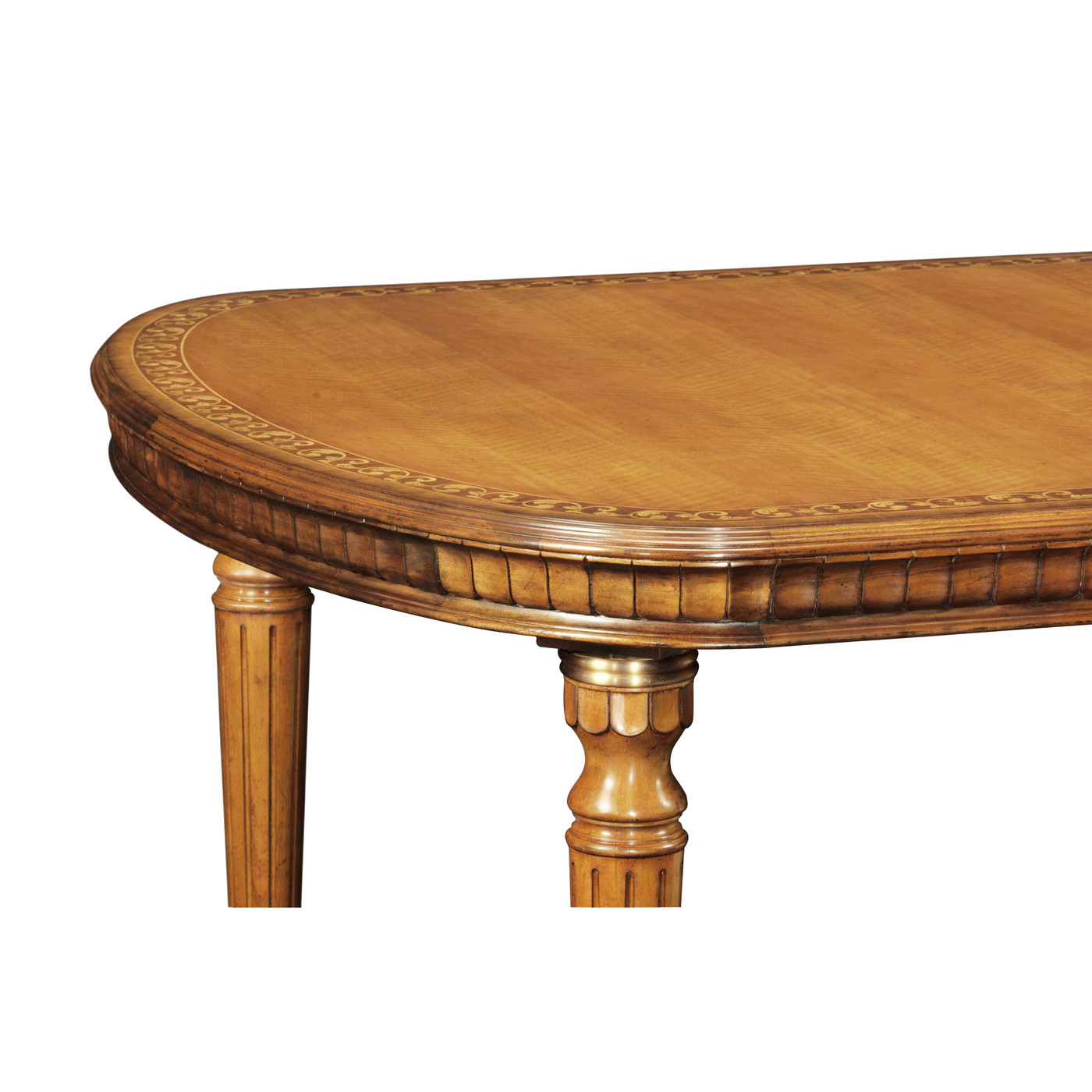 Rectangular Dining Table in Satinwood Finish 94