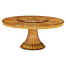 Gilded Round Dining Table with Lazy Susan 71