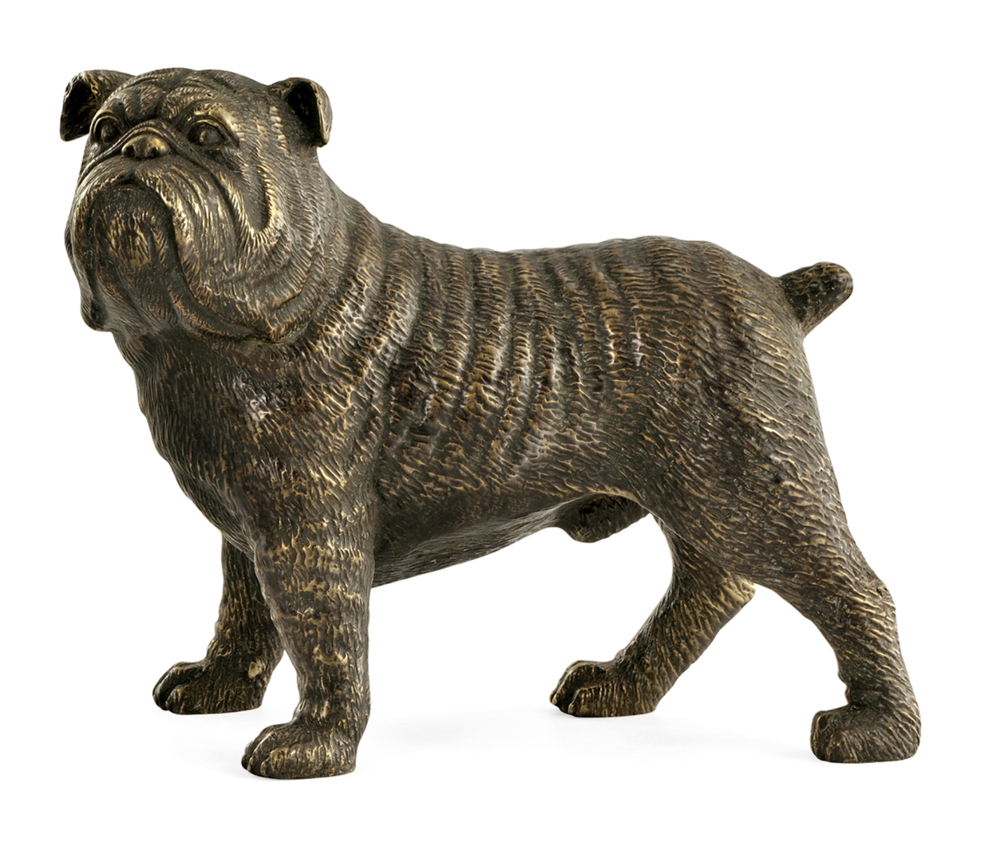 Antique Dark Bronze Bulldog