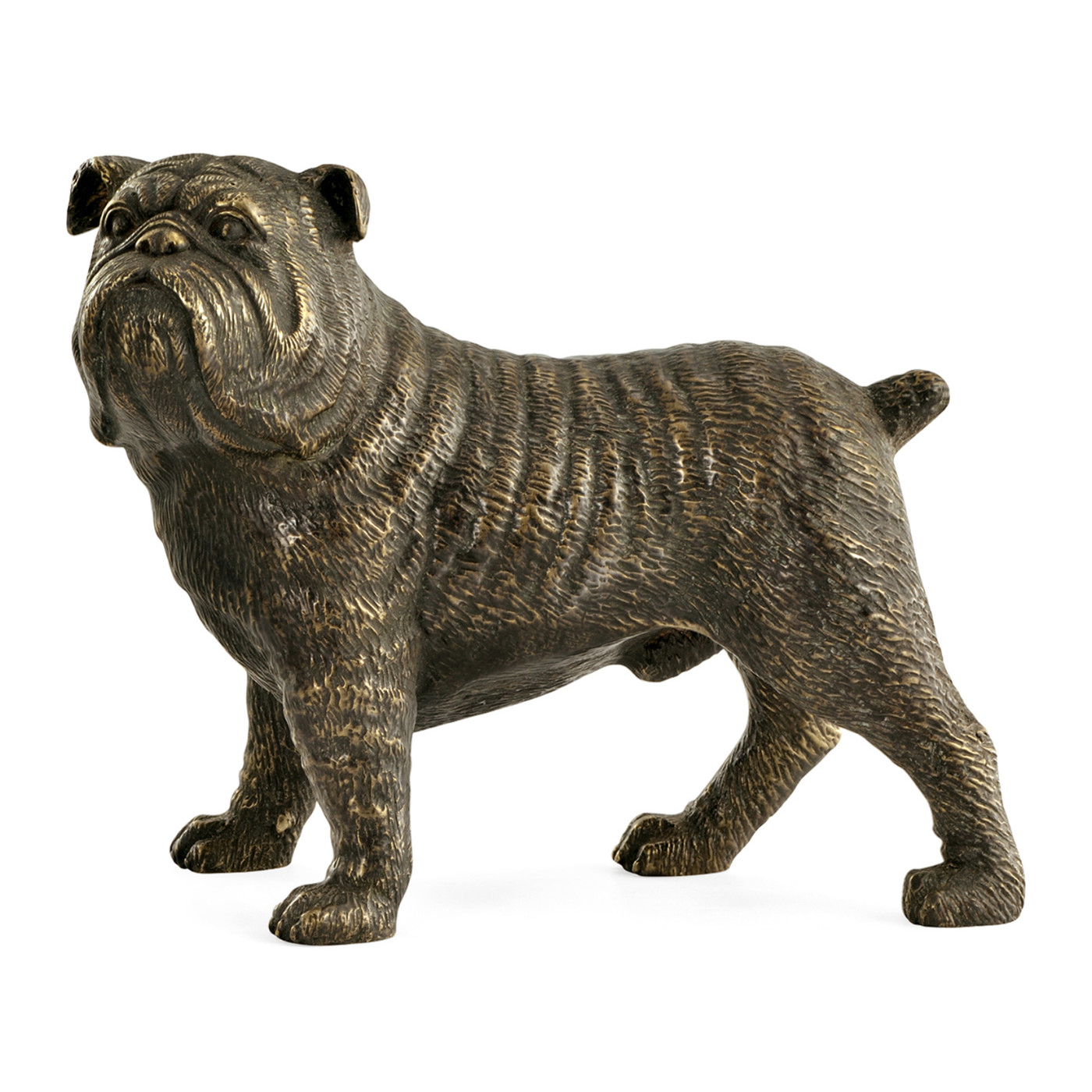 Antique Dark Bronze Bulldog
