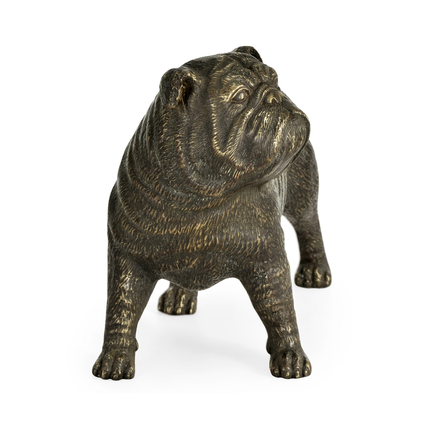 Antique Dark Bronze Bulldog