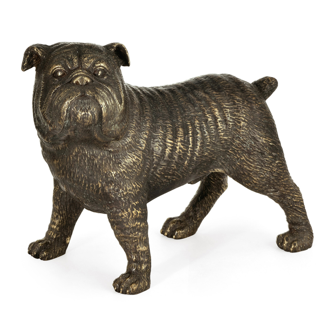 Antique Dark Bronze Bulldog