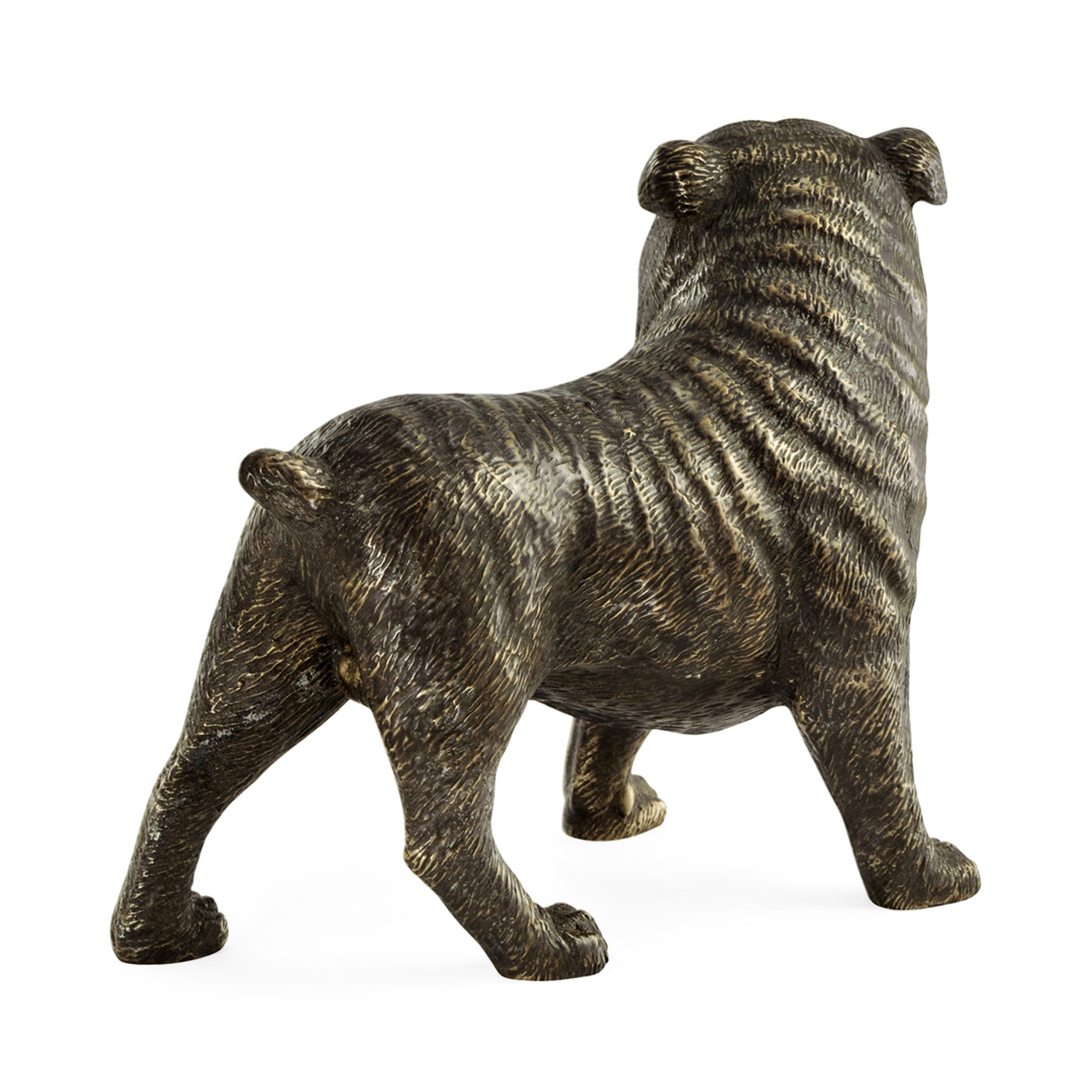 Antique Dark Bronze Bulldog