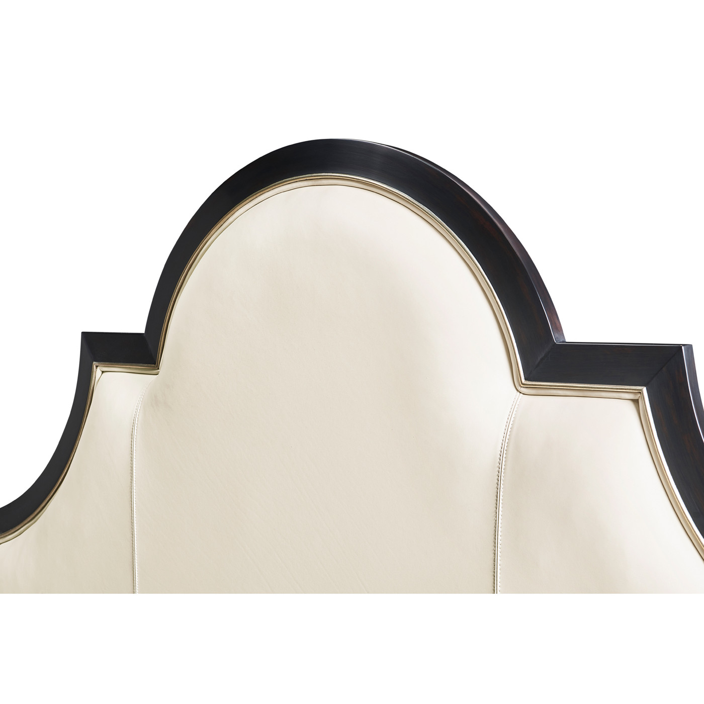 Four Poster Ebonised & Silver-Leaf UK King Bed