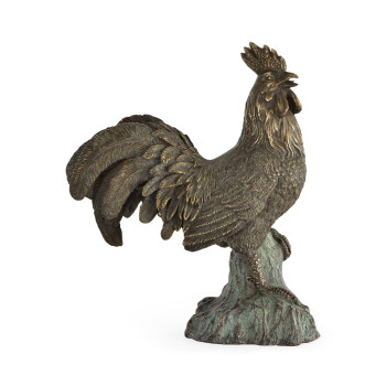 Antique Dark Bronze Rooster